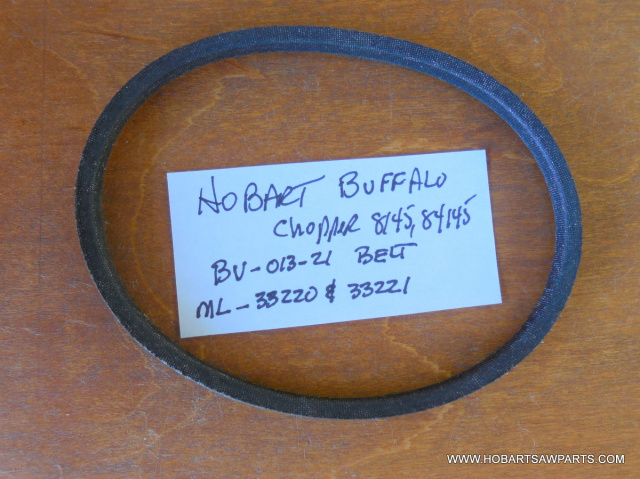 V Belt for Hobart 8145 & 84145 Buffalo Choppers. Replaces BV-013-21. For ML-33220 & ML-33221